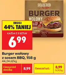 Biedronka Burger wołowy z sosem BBQ oferta