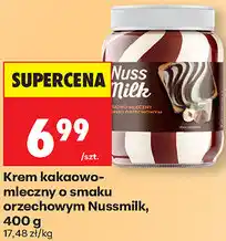 Biedronka Krem kakaowo-mleczny o smaku orzechowym Nussmilk oferta