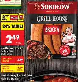 Biedronka Kiełbasa Brocka Sokołów oferta