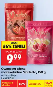 Biedronka Owoce mrożone w czekoladzie Marletto oferta