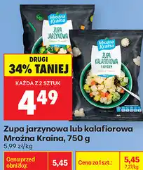 Biedronka Zupa jarzynowa lub kalafiorowa Mroźna Kraina oferta