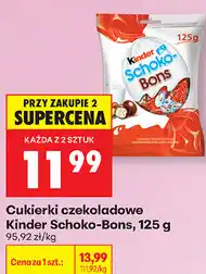 Biedronka Cukierki czekoladowe Kinder Schoko-Bons oferta