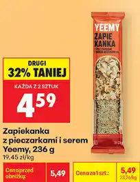 Biedronka Zapiekanka z pieczarkami i serem Yeemy oferta