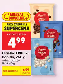 Biedronka Ciastka O!Kulki Bonitki oferta