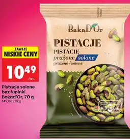Biedronka Pistacje solone bez łupinki BakaD'Or oferta