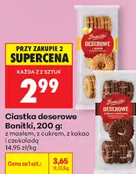 Biedronka Ciastka deserowe Bonitki oferta