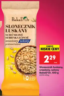 Biedronka Słonecznik łuskany, smażony, solony BakaD'Or oferta