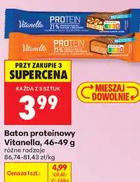 Biedronka Baton proteinowy Vitanella oferta