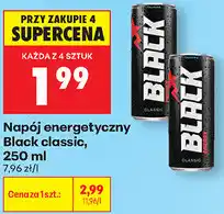 Biedronka Napój energetyczny Black classic oferta