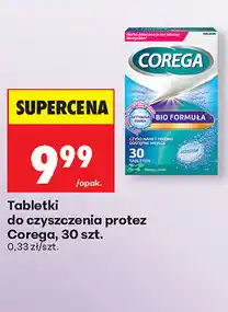 Biedronka Tabletki do czyszczenia protez Corega, 30 szt oferta
