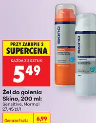 Biedronka Żel do golenia Skino oferta