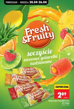 Biedronka Galaretka Fresh&Fruity oferta