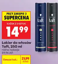 Biedronka Lakier do włosów Taft oferta