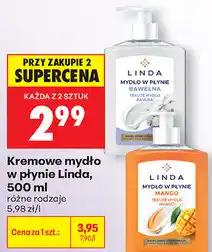 Biedronka Kremowe mydło w płynie Linda oferta