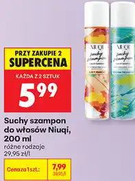 Biedronka Suchy szampon do włosów Niuqi oferta