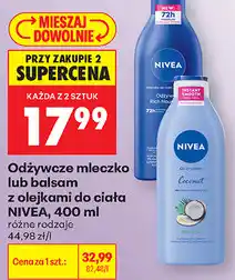 Biedronka Odżywcze mleczko lub balsam z olejkami do ciała NIVEA oferta