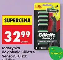 Biedronka Maszynka do golenia Gillette Sensor3, 8 szt oferta