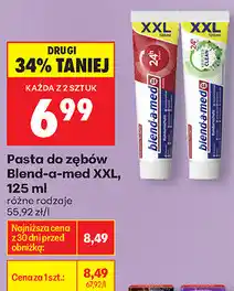 Biedronka Pasta do zębów Blend-a-med XXL oferta