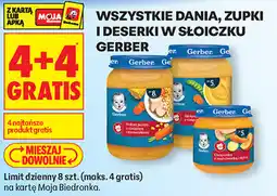 Biedronka WSZYSTKIE DANIA, ZUPKI I DESERKI W SŁOICZKU GERBER oferta
