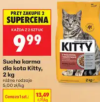 Biedronka Sucha karma dla kota Kitty oferta