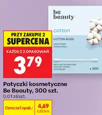 Biedronka Patyczki kosmetyczne Be Beauty, 300 szt oferta