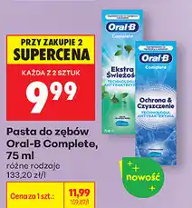 Biedronka Pasta do zębów Oral-B Complete oferta