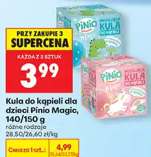 Biedronka Kula do kąpieli dla dzieci Pinio Magic, 140/150 g oferta