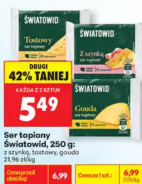 Biedronka Ser topiony Światowid, 250 g oferta