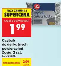 Biedronka Czyścik do delikatnych powierzchni Zosia, 2 szt oferta
