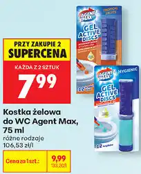 Biedronka Kostka żelowa do WC Agent Max oferta