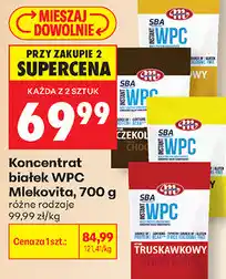 Biedronka Koncentrat białek WPC Mlekovita oferta