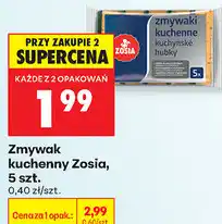 Biedronka Zmywak kuchenny Zosia, 5 szt oferta