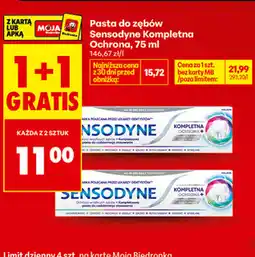 Biedronka Pasta do zębów Sensodyne Kompletna Ochrona oferta