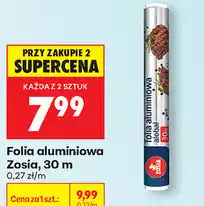 Biedronka Folia aluminiowa Zosia, 30 m oferta