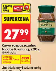 Biedronka Kawa rozpuszczalna Jacobs Krönung oferta