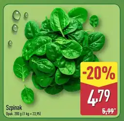 ALDI Szpinak oferta