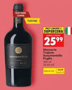 Biedronka Masseria Trajone Susumaniello Puglia oferta