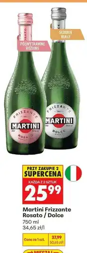 Biedronka Martini Frizzante Rosato / Dolce oferta