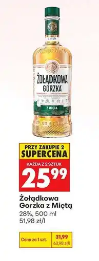 Biedronka ŻOŁĄDKOWA GORZKA Z MIĘTĄ oferta