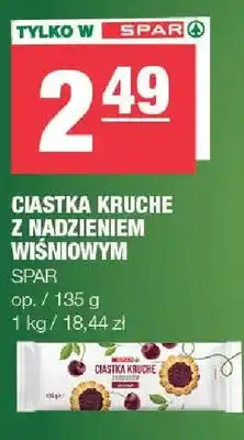Spar Ciastka kruche z nadzieniem wiśniowym oferta