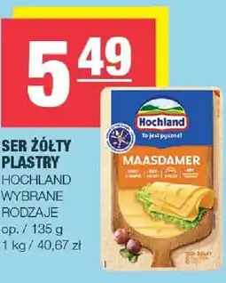 Spar Ser żółty plastry Maasadamer wybrane rodzaje oferta