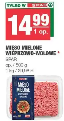 Spar Mięso mielone wieprzowo-wołowe oferta