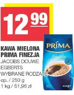 Spar Kawa mielona Prima Finezja Jacobs Douwe Egberts wybrane rodzaje oferta