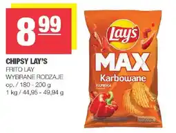 Spar Chipsy Frito Lay wybrane rodzaje oferta