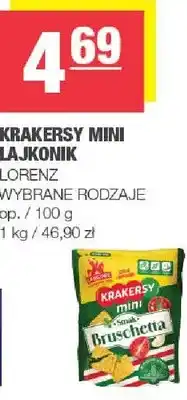 Spar Krakersy mini Lajkonik oferta