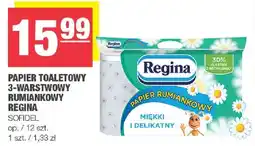 Spar Papier toaletowy 3-warstwowy rumiankowy Regina oferta