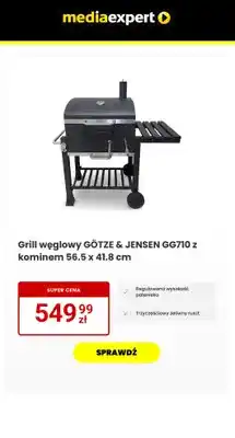 Media Expert Grill węglowy z kominem 56.5 x 41.8 cm oferta