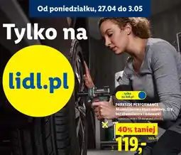 Lidl Akumulatorowy klucz udarowy 12V bez akumulatora i ładowarki oferta