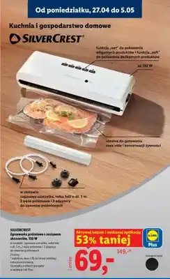 Lidl Zgrzewarka próżniowa z zestawem akcesoriów 130W oferta