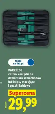 Lidl Zestaw narzędzi do demontażu samochodów lub klipsy mocujące i opaski kablowe oferta